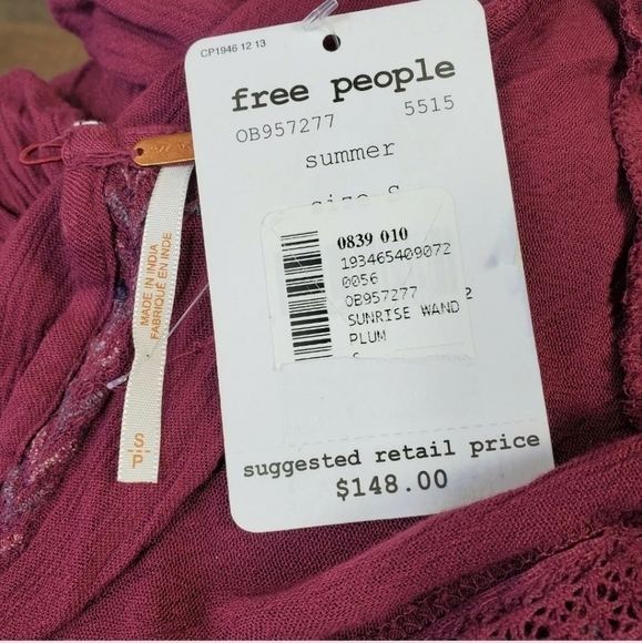 Free People Embroidered Tunic Dress Boho Festival - Picture 6 of 13